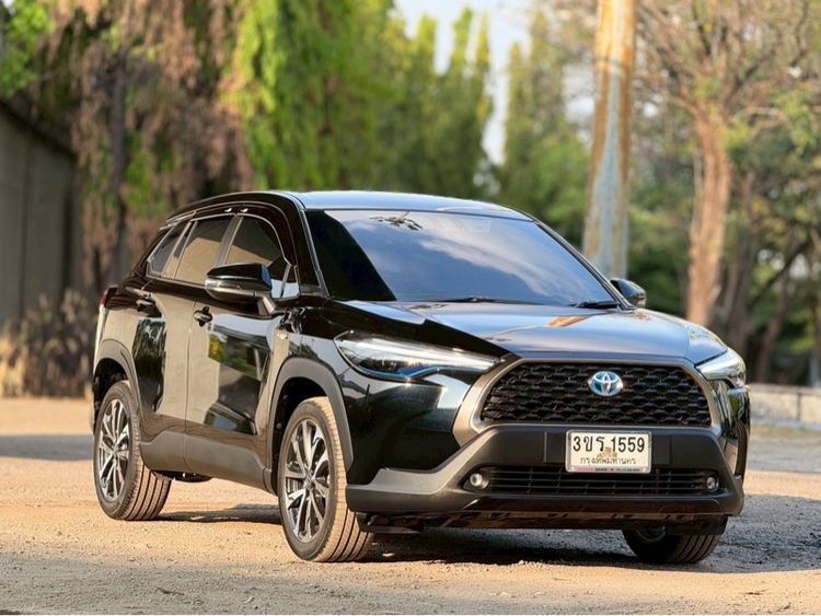 รถ Toyota Corolla Cross 1.8 Hybrid Premium สี ดำ