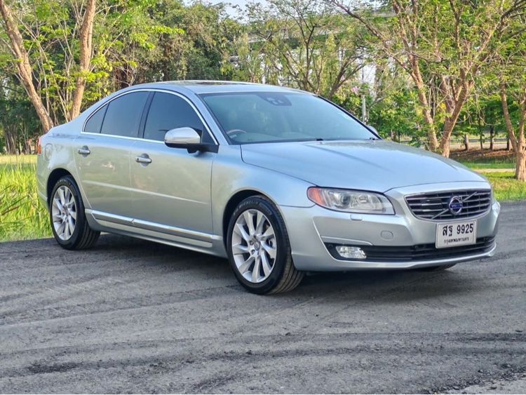 Volvo S80 2014 2.0 T4 Sedan เบนซิน ไม่ติดแก๊ส เกียร์อัตโนมัติ เทา รูปที่ 4