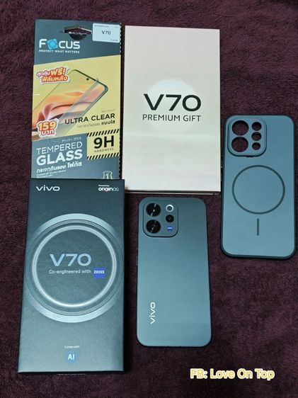 VIVO V70 5G สีดำ Ram8 Rom256 เครื่องศูนย์ไทย อุปกรณ์แท้ครบกล่อง เครื่อง 10 วัน สภาพสวยเหมือนใหม่ ประกันยาว รูปที่ 8