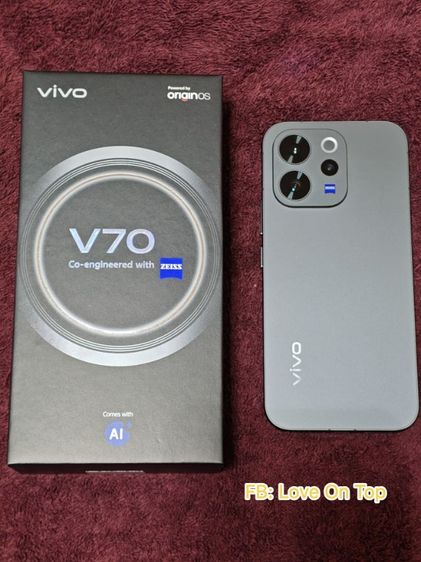 VIVO V70 5G สีดำ Ram8 Rom256 เครื่องศูนย์ไทย อุปกรณ์แท้ครบกล่อง เครื่อง 10 วัน สภาพสวยเหมือนใหม่ ประกันยาว รูปที่ 7