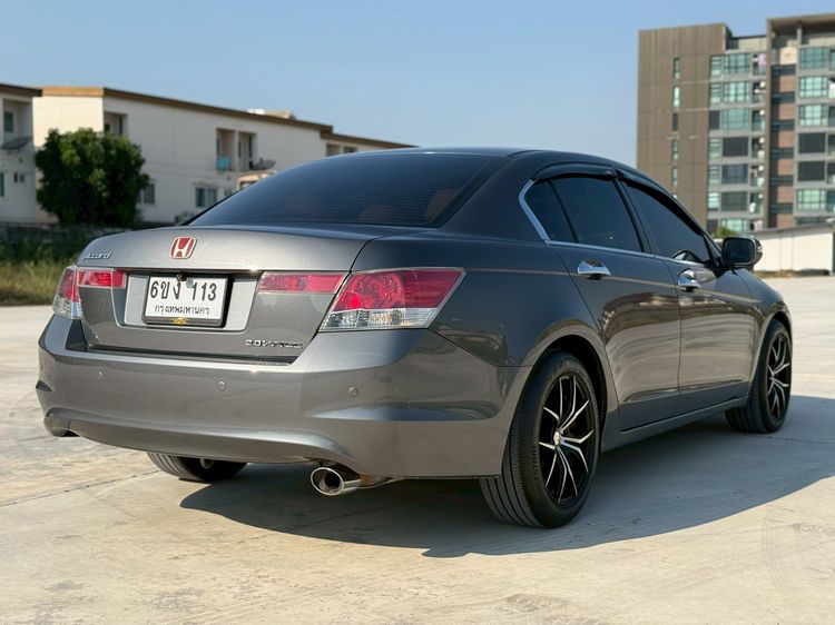 Honda Accord 2008 2.0 EL Sedan เบนซิน ไม่ติดแก๊ส เกียร์อัตโนมัติ เทา รูปที่ 4