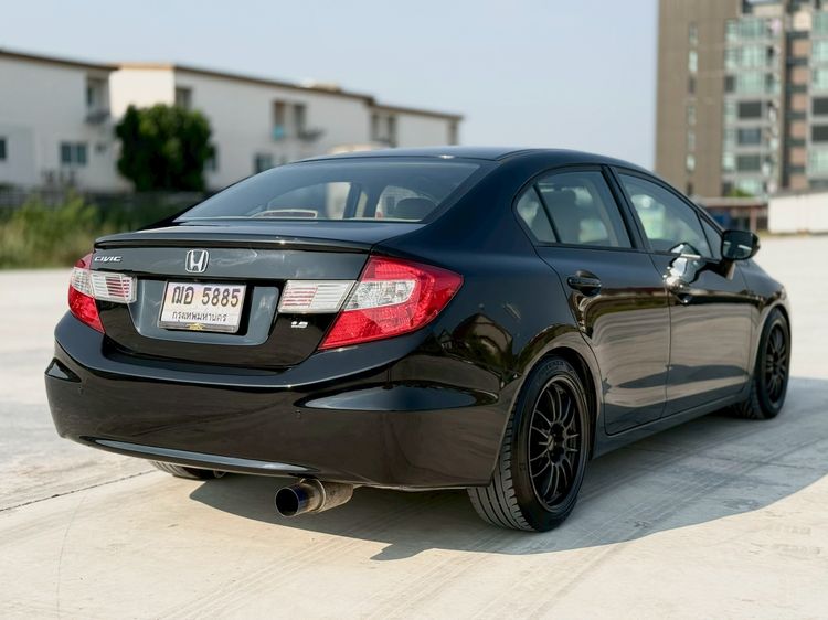 Honda Civic 2013 1.8 E i-VTEC Sedan เบนซิน ไม่ติดแก๊ส เกียร์อัตโนมัติ ดำ รูปที่ 4