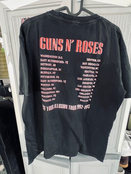 เสื้อวง ac dc posty  guns sabbath อก42 รูปที่ 5