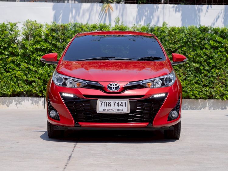 Toyota Yaris 2018 1.2 G Sedan เบนซิน ไม่ติดแก๊ส เกียร์อัตโนมัติ แดง รูปที่ 2
