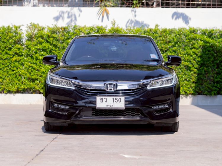 Honda Accord 2019 2.0 Hybrid Tech Sedan ไฮบริด ไม่ติดแก๊ส เกียร์อัตโนมัติ ดำ รูปที่ 2