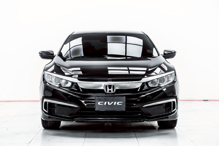 Honda Civic 2020 1.8 E i-VTEC Sedan เบนซิน ไม่ติดแก๊ส เกียร์อัตโนมัติ ดำ รูปที่ 4