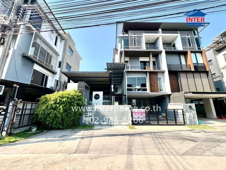 โฮมออฟฟิศ 4 ชั้น 60.8 ตร.ว. บีสแควร์ พระราม9-เหม่งจ๋าย ซอยสหการประมูล ถนนประชาอุทิศ เขตวังทองหลาง กรุงเทพมหานคร