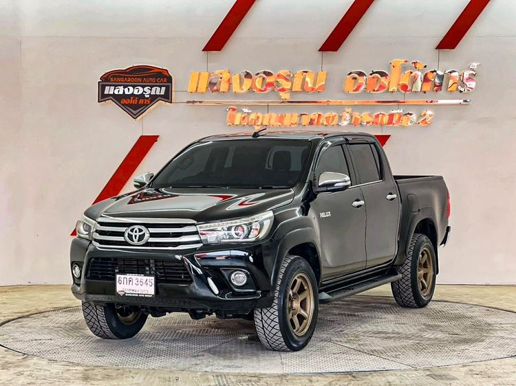 รถ Toyota Hilux Revo 2.4 G Prerunner สี ดำ
