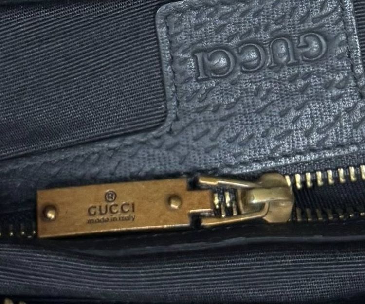 GUCCI GG Emblem Large Tote Bag  Made in Italy รูปที่ 7