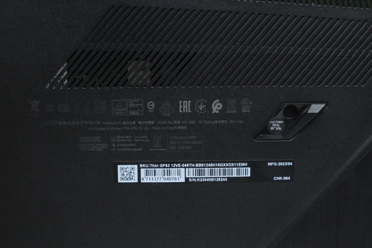 MSI GF63 THIN Core i5-12450H-RTX4050 RAM16-512GB  ID26040076 รูปที่ 16