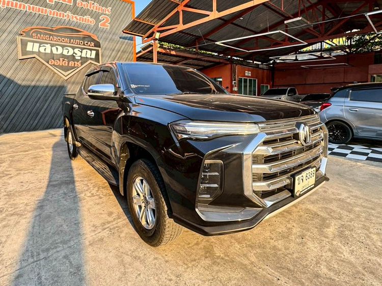 MG Extender 2021 2.0 Grand D Pickup ดีเซล ไม่ติดแก๊ส เกียร์ธรรมดา ดำ รูปที่ 3