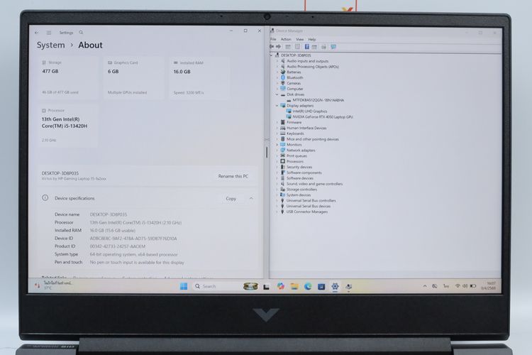 HP VICTUS Core i5-13420H-RTX4050 RAM16-512GB ID26040084 รูปที่ 4