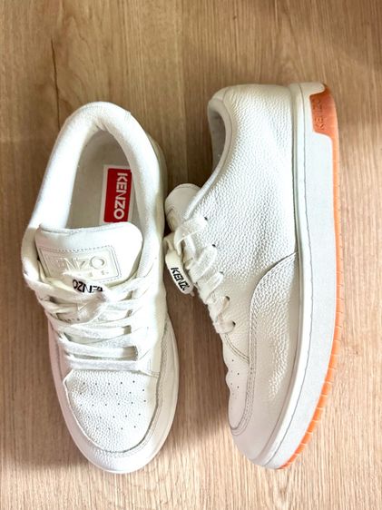 Used Kenzo Dome Low Top Sneaker Blanc Case Size 42 รูปที่ 16
