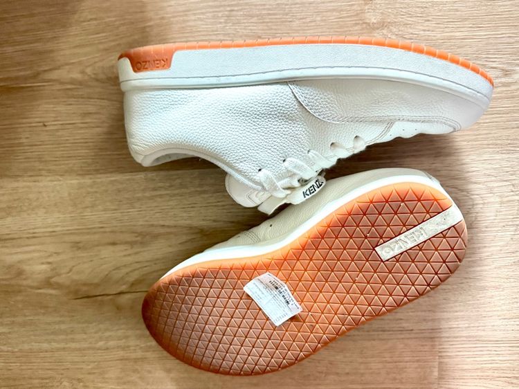 Used Kenzo Dome Low Top Sneaker Blanc Case Size 42 รูปที่ 12