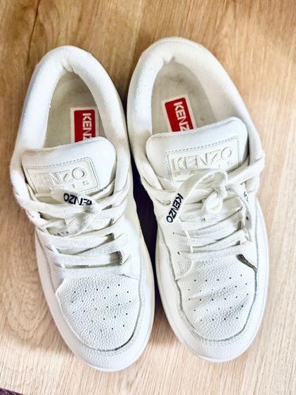 Used Kenzo Dome Low Top Sneaker Blanc Case Size 42 รูปที่ 8