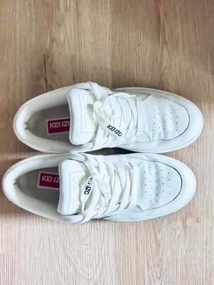Used Kenzo Dome Low Top Sneaker Blanc Case Size 42 รูปที่ 9
