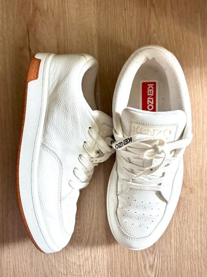 Used Kenzo Dome Low Top Sneaker Blanc Case Size 42 รูปที่ 10