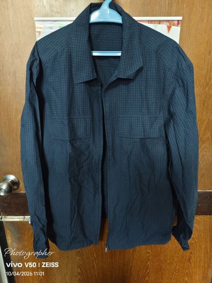 เสื้อแจ็คเก็ต | เสื้อคลุม Jacket cotton มีซิบ  Uniqlo. สภาพเหมือนใหม่  xl. ขาย 430 บาทรวมส่งครับ
