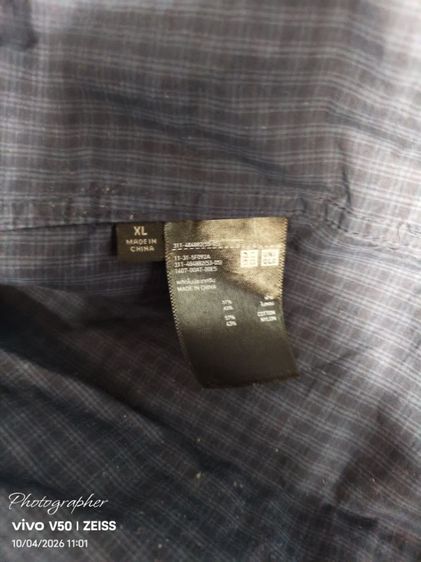 Jacket cotton มีซิบ  Uniqlo. สภาพเหมือนใหม่  xl. ขาย 430 บาทรวมส่งครับ รูปที่ 3