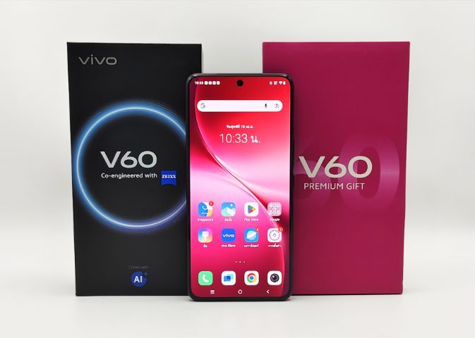 Vivo V60 5G 512GB ประกันศูนย์ 10 เดือน