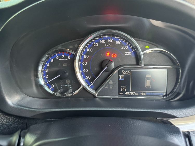 รถ Toyota Yaris 1.2 Sport Premium สี ฟ้า