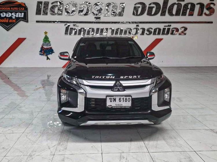 Mitsubishi Triton 2020 2.5 GLX Pickup ดีเซล ไม่ติดแก๊ส เกียร์ธรรมดา ดำ รูปที่ 2