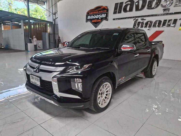 Mitsubishi Triton 2020 2.5 GLX Pickup ดีเซล ไม่ติดแก๊ส เกียร์ธรรมดา ดำ