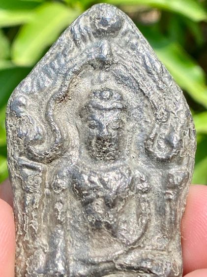 พระยอดขุนพล พิมพ์บัวชั้นเดียว เนื้อชินเงิน กรุวัดพระศรีรัตนมหาธาตุ จังหวัดลพบุรี รูปที่ 5