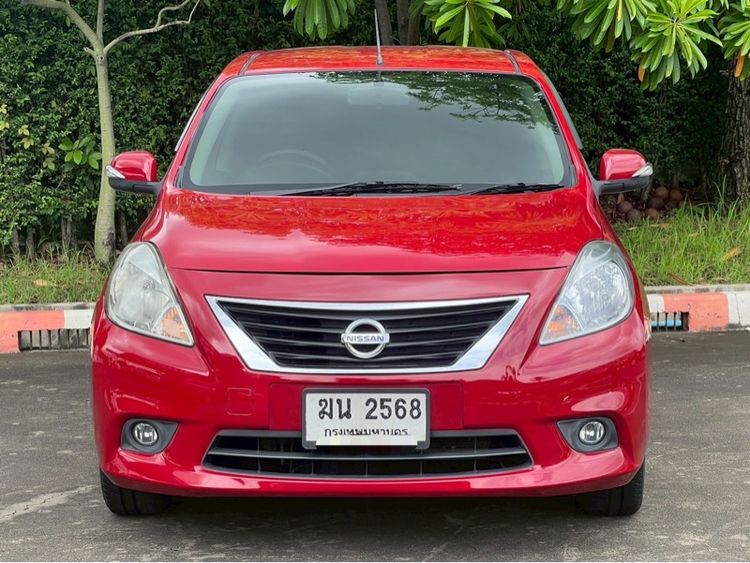 รถ Nissan Almera 1.2 VL สี แดง