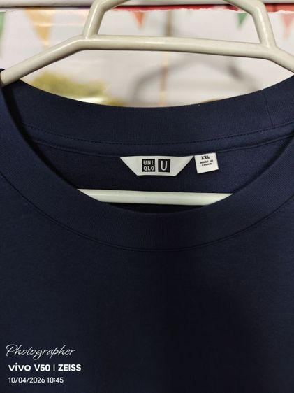 คอกลม แขนยาว กรมท่า Uniqlo. สภาพเหมือนใหม่ xxl. ขาย 380 บาทรวมส่งครับ รูปที่ 3