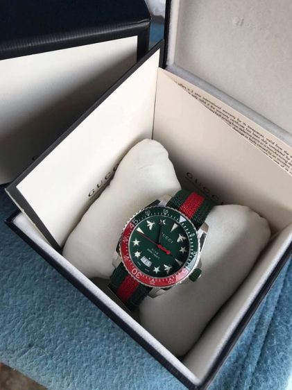 (NEW) GUUCI DIVE 136.3 Green Dial รุ่นใหม่ รูปที่ 9