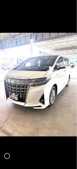รถ Toyota Alphard 2.5 Hybrid E-Four 4WD สี ขาว