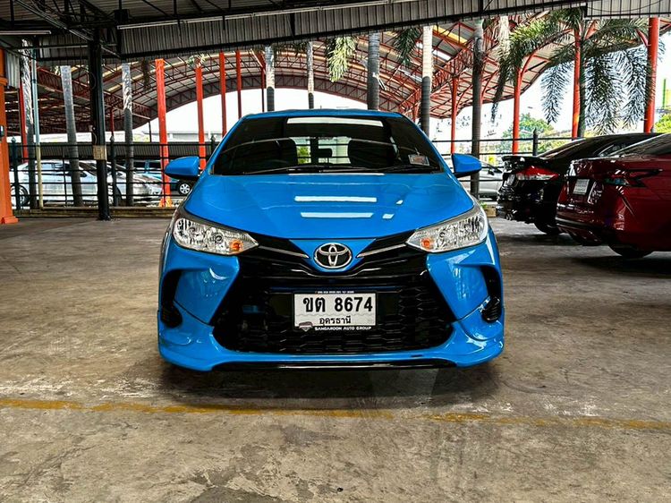 Toyota Yaris 2020 1.2 Entry Sedan เบนซิน ไม่ติดแก๊ส เกียร์อัตโนมัติ ฟ้า รูปที่ 2