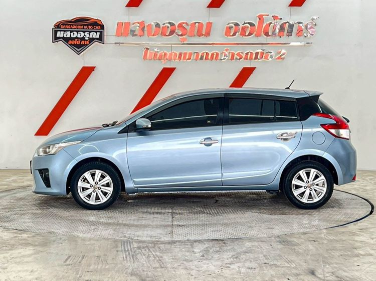 Toyota Yaris 2014 1.2 G Sedan เบนซิน ไม่ติดแก๊ส เกียร์อัตโนมัติ ฟ้า รูปที่ 4
