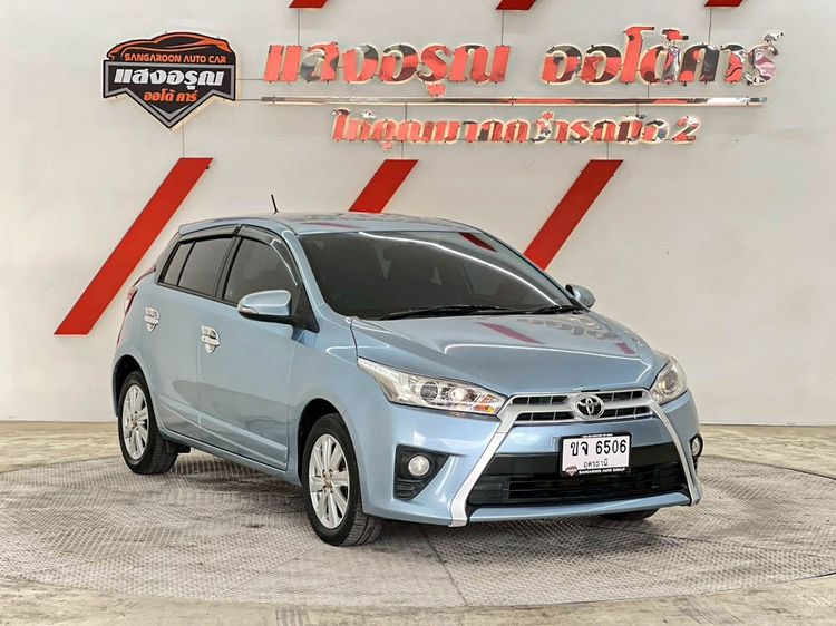 Toyota Yaris 2014 1.2 G Sedan เบนซิน ไม่ติดแก๊ส เกียร์อัตโนมัติ ฟ้า รูปที่ 3
