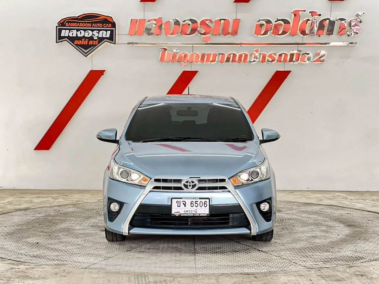 Toyota Yaris 2014 1.2 G Sedan เบนซิน ไม่ติดแก๊ส เกียร์อัตโนมัติ ฟ้า รูปที่ 2