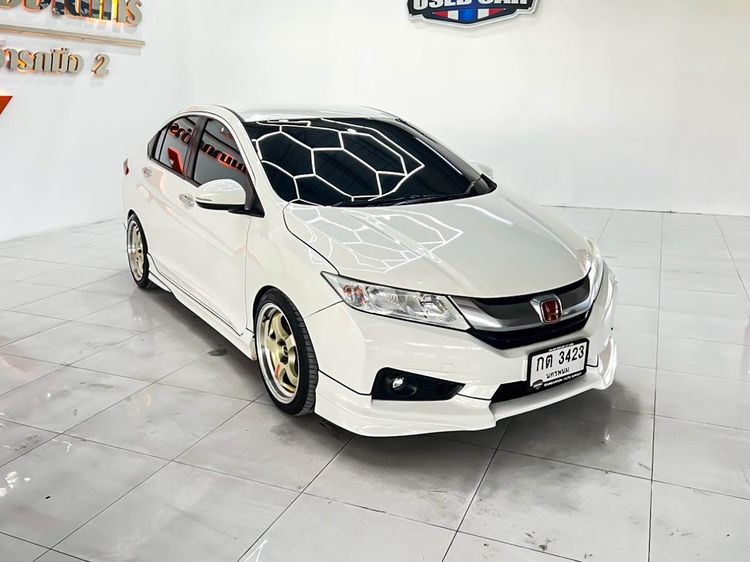 Honda City 2014 1.5 Sv i-VTEC Sedan เบนซิน ไม่ติดแก๊ส เกียร์อัตโนมัติ ขาว รูปที่ 3