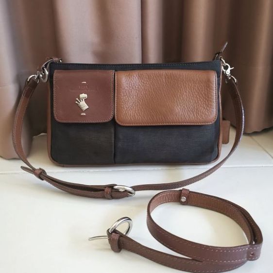 กระเป๋าหนังแบรนด์​ PELLE​ BORSA​ มือ​ 2 รูปที่ 2