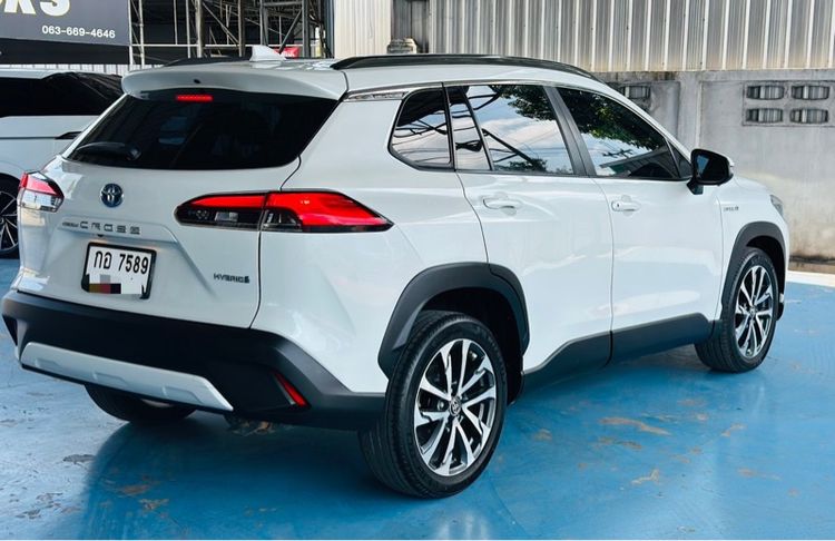 Toyota Corolla Cross 2021 1.8 Hybrid Premium Utility-car ปลั๊กอินไฮบริด (PHEV) ไม่ติดแก๊ส เกียร์อัตโนมัติ ขาว รูปที่ 3