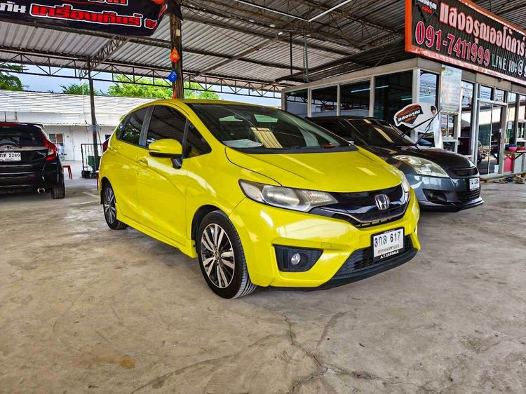 Honda Jazz 2014 1.5 SV Sedan เบนซิน ไม่ติดแก๊ส เกียร์อัตโนมัติ เหลือง รูปที่ 3