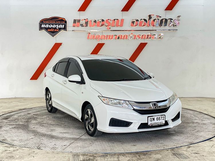 Honda City 2015 1.5 S CNG Sedan เบนซิน NGV เกียร์อัตโนมัติ ขาว รูปที่ 3