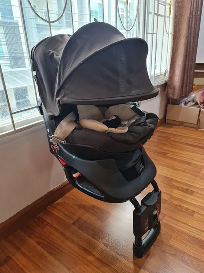 คาร์ซีท Ailebebe Kurutto NT2 Premium มือสอง หมุน 360° แรกเกิด-4 ขวบ แถมผ้ารองเบาะรถยนต์ รูปที่ 10
