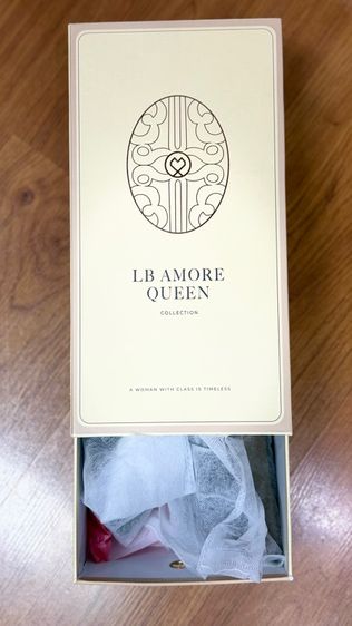 (👡สภาพเหมือนใหม่ 👢) LA BELLA รองเท้าคัชชูส้นสูง “หนังแกะ” รุ่น LB AMORE QUEEN CLASSIC WEDGE “สีดำ”  รูปที่ 8