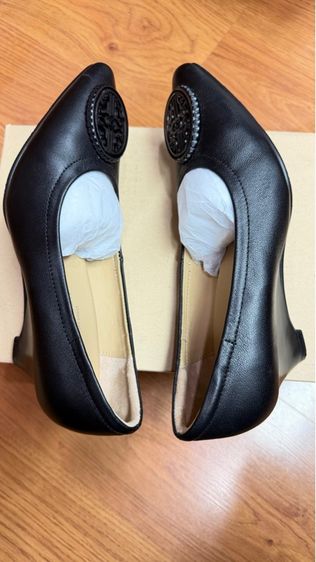 (👡สภาพเหมือนใหม่ 👢) LA BELLA รองเท้าคัชชูส้นสูง “หนังแกะ” รุ่น LB AMORE QUEEN CLASSIC WEDGE “สีดำ”  รูปที่ 6