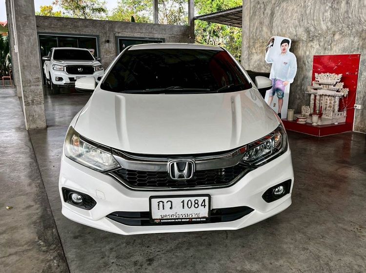 Honda City 2018 1.5 S Sedan เบนซิน ไม่ติดแก๊ส เกียร์อัตโนมัติ ขาว รูปที่ 2