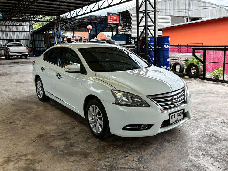 Nissan Sylphy 2013 1.8 V Sedan เบนซิน ไม่ติดแก๊ส เกียร์อัตโนมัติ ขาว รูปที่ 3