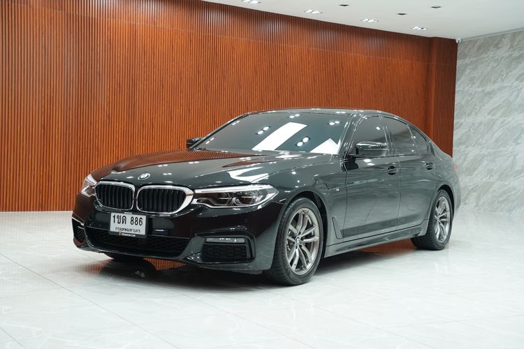 BMW Series 5 2020 520d Sedan ดีเซล เกียร์อัตโนมัติ ดำ รูปที่ 3