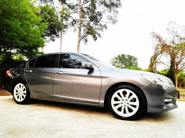 Honda Accord 2014 2.4 Tech Sedan เบนซิน ไม่ติดแก๊ส เกียร์อัตโนมัติ เทา รูปที่ 2