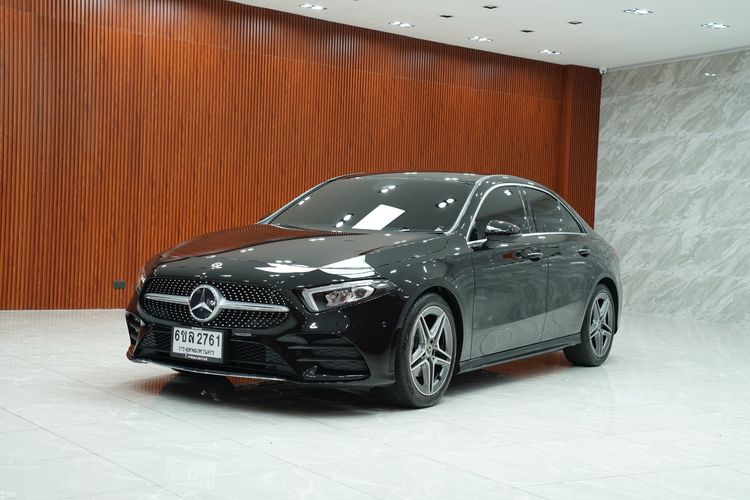 Mercedes-Benz A-Class 2023 A200 Sedan เบนซิน เกียร์อัตโนมัติ ดำ รูปที่ 3