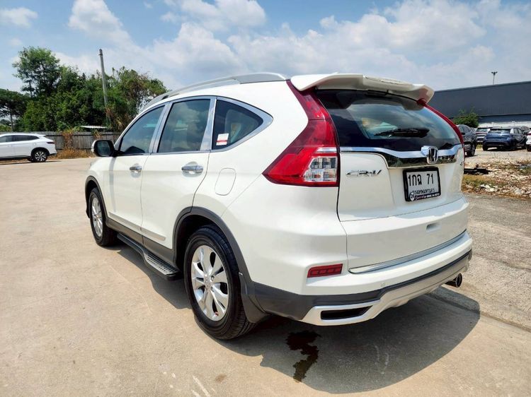 Honda CR-V 2013 2.0 E 4WD Sedan เบนซิน ไม่ติดแก๊ส เกียร์อัตโนมัติ ขาว รูปที่ 4